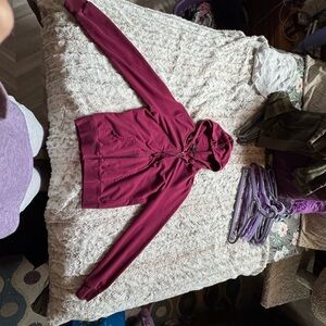 Women's Burgundy Hoodie